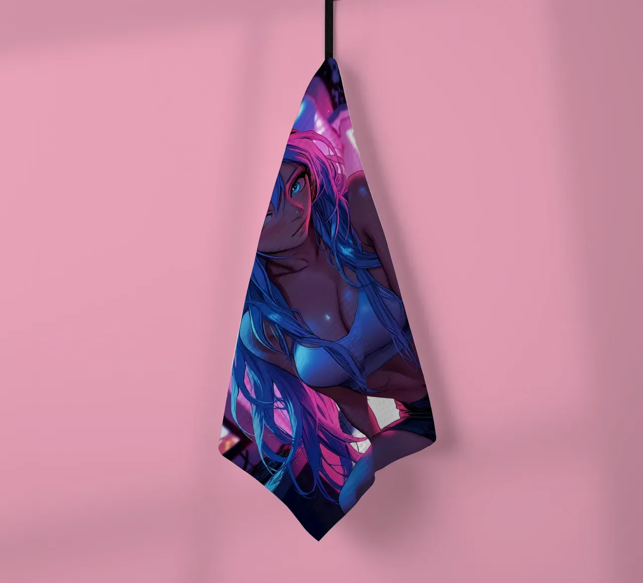 Schönes Anime-Mädchen Geschirrtuch von Fleur de Lys