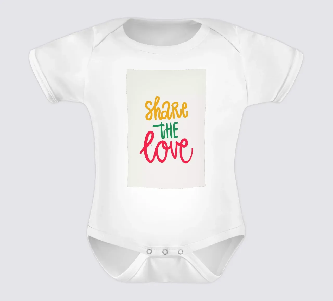 Share II body neonato maniche corte da Pure
