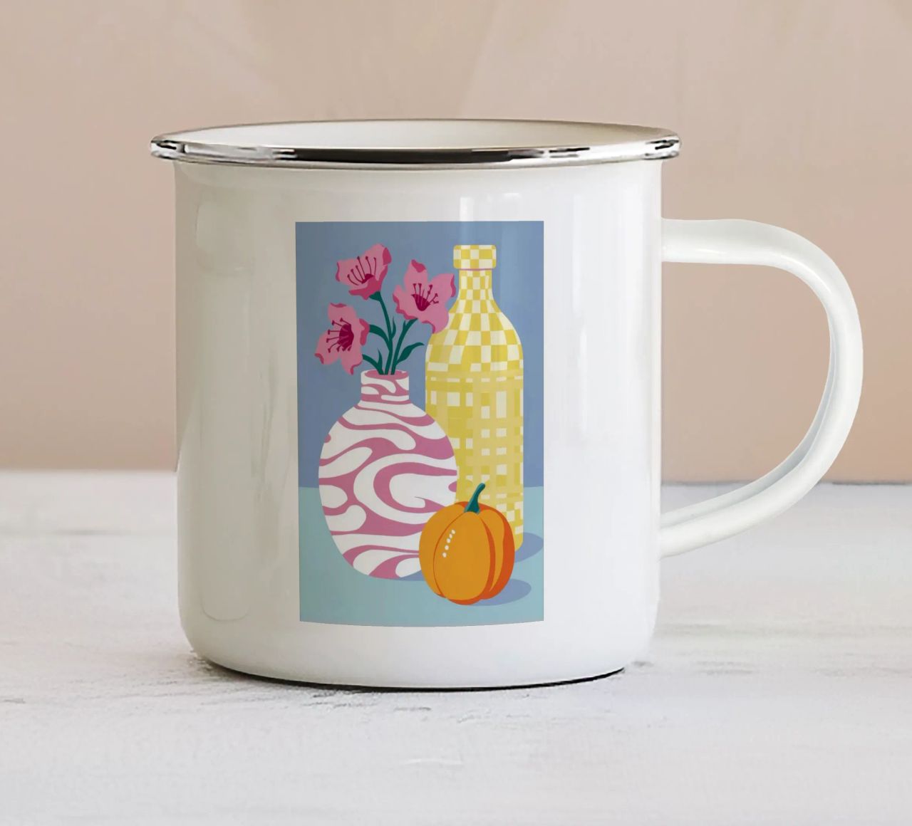 Vaso d'autunno Harmony tazza in smalto da Dawn Light