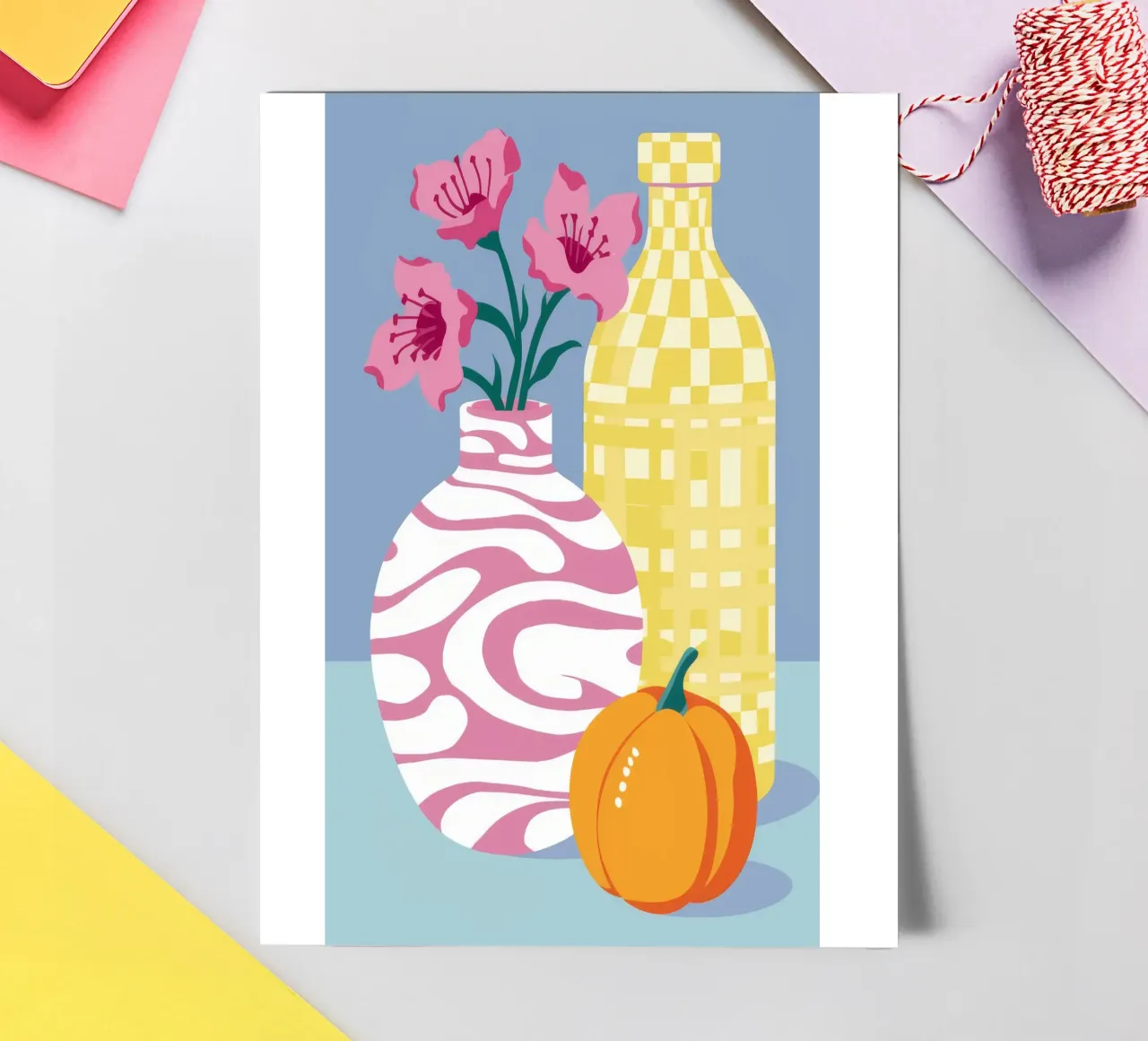 Autumn Vase Harmony sticker sheet by Dawn Light