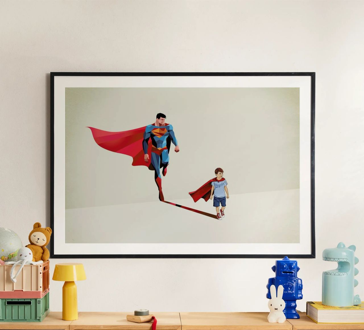 Super Shadows Boy Of Tomorrow poster by Jason Ratliff