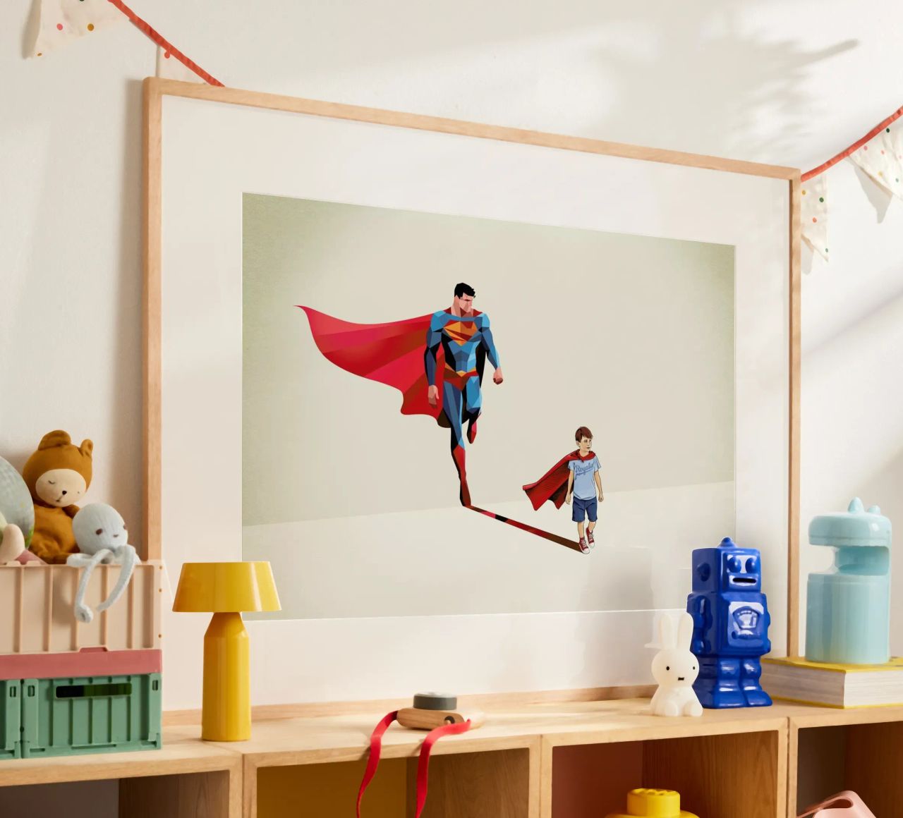 Super Shadows Boy Of Tomorrow poster by Jason Ratliff