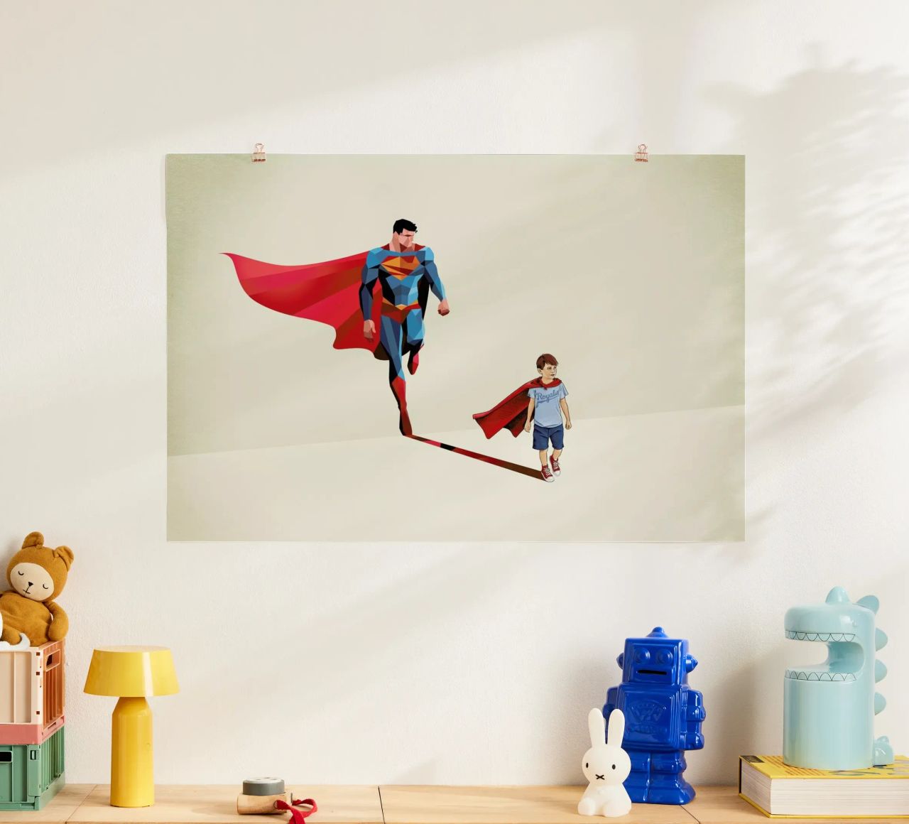 Super Shadows Boy Of Tomorrow poster by Jason Ratliff