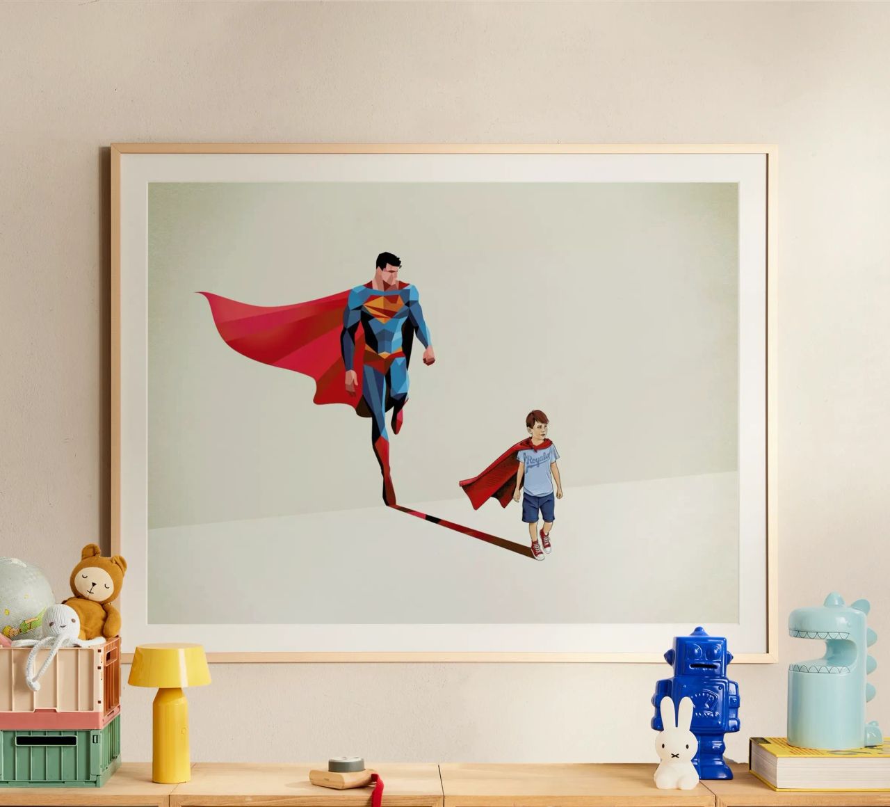 Super Shadows Boy Of Tomorrow poster by Jason Ratliff