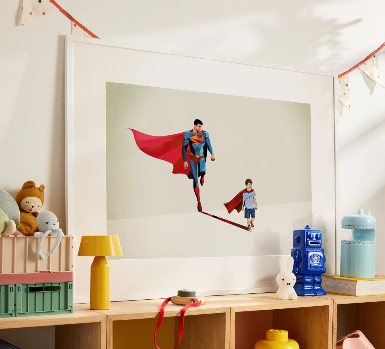 Super Shadows Boy Of Tomorrow poster by Jason Ratliff