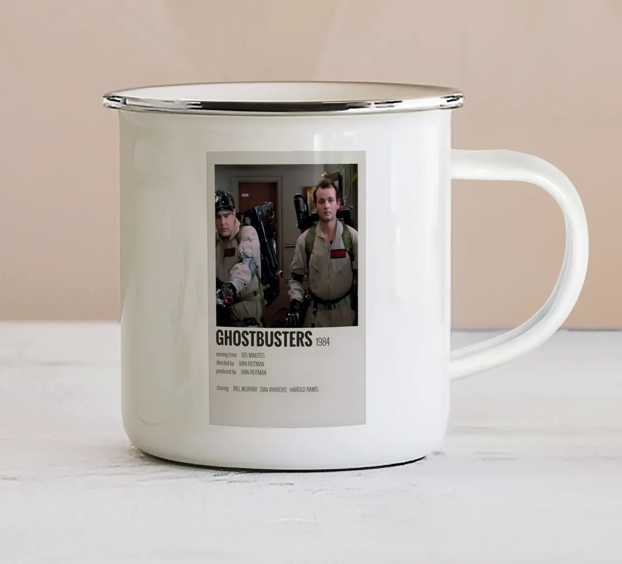 GHOSTBUSTERS 1984 tazza in smalto da MVFminimalist