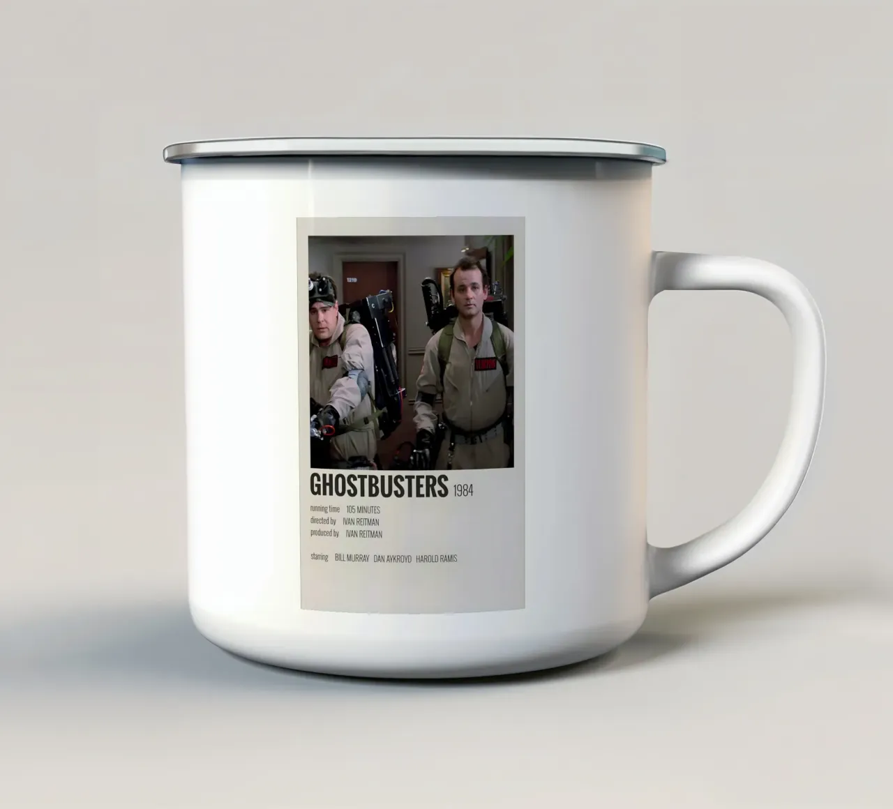 GHOSTBUSTERS 1984 tazza in smalto da MVFminimalist