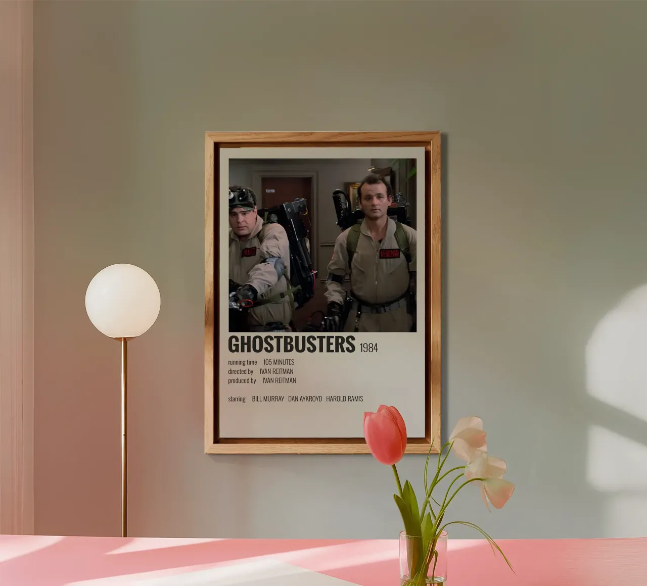 GHOSTBUSTERS 1984 alluminio dibond da MVFminimalist