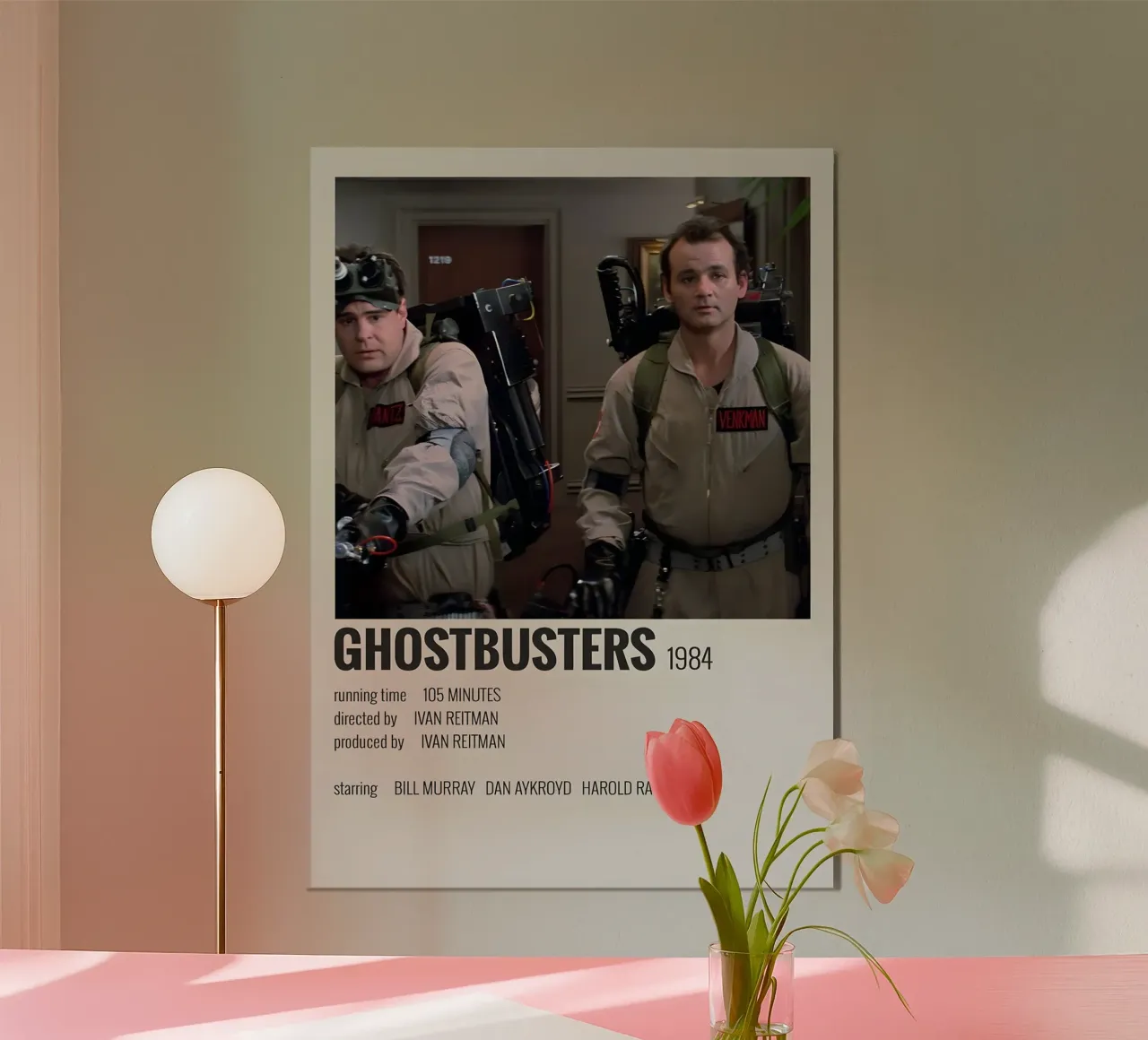 GHOSTBUSTERS 1984 alluminio dibond da MVFminimalist