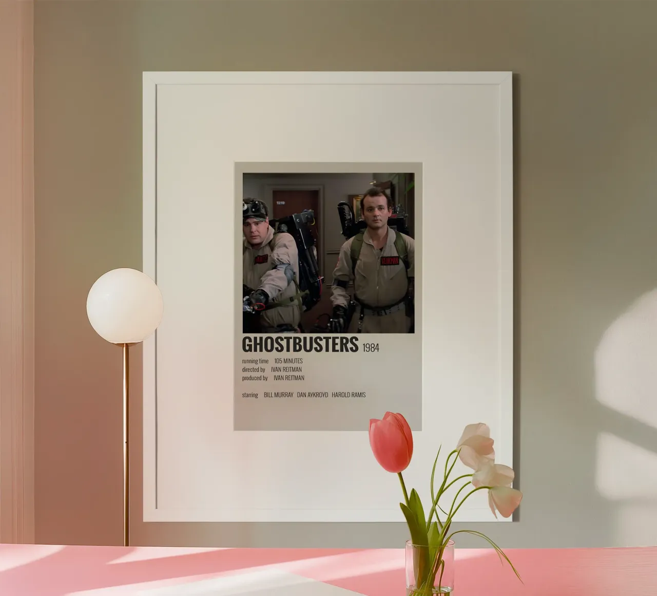 GHOSTBUSTERS 1984 poster da MVFminimalist