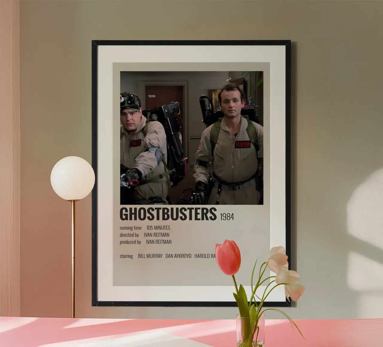 GHOSTBUSTERS 1984 poster da MVFminimalist