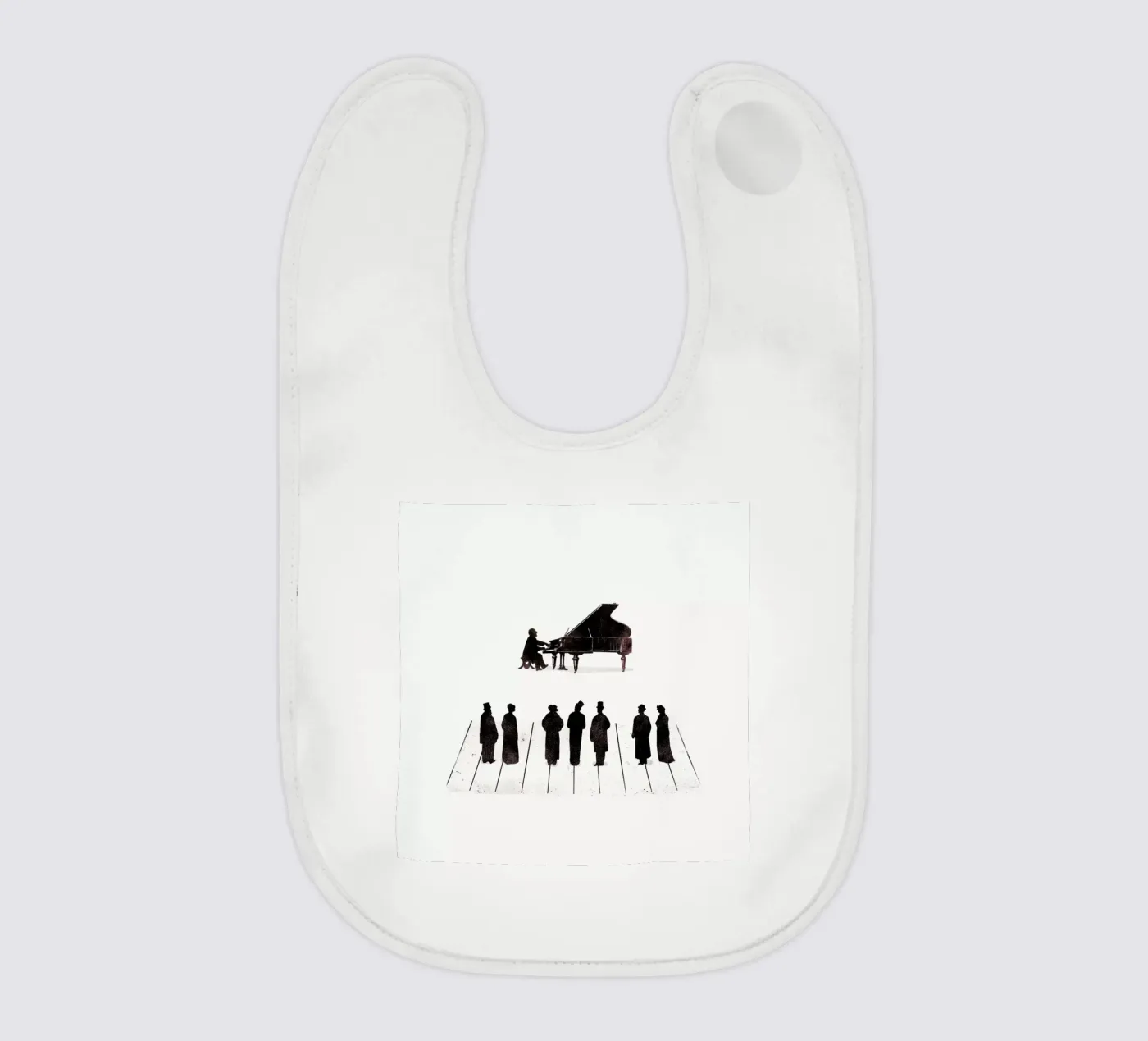 A Great Composition baby bib by Jacques Maes