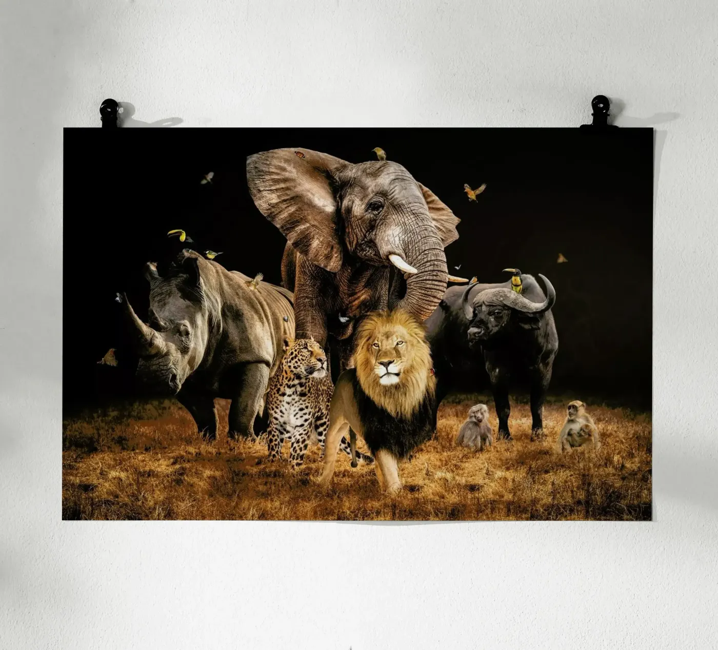 Big 5 poster da Wouter Rikken