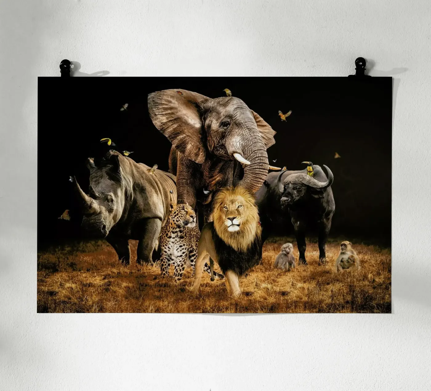 Big 5 poster da Wouter Rikken