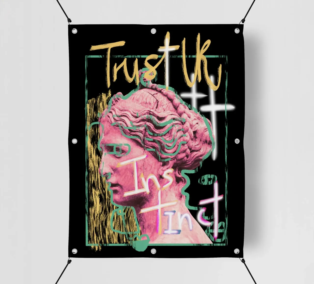 Fidatevi del vostro istinto anche telo in pvc da Little Dean