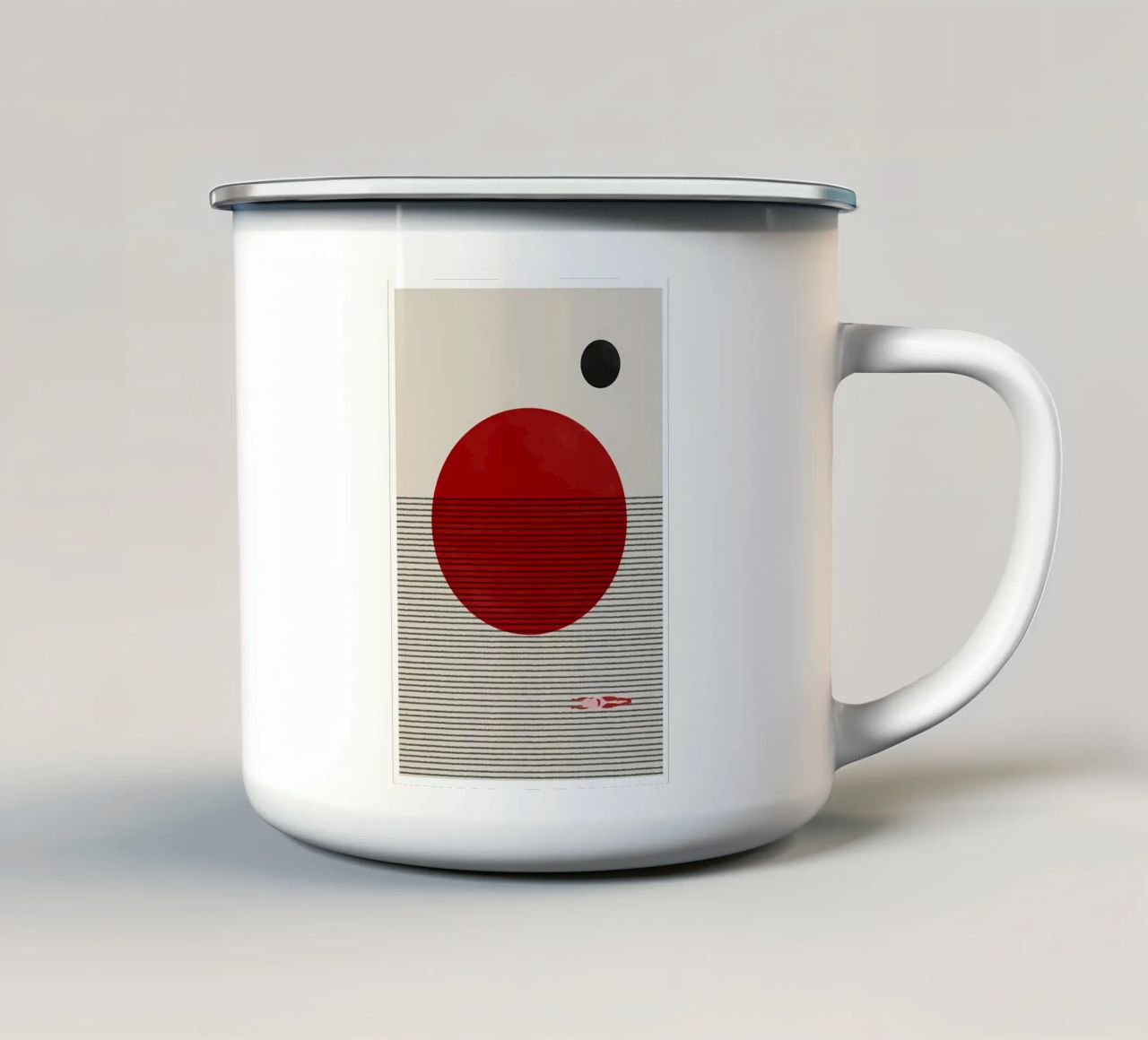 Un viaggio all'interno tazza in smalto da kurumacity