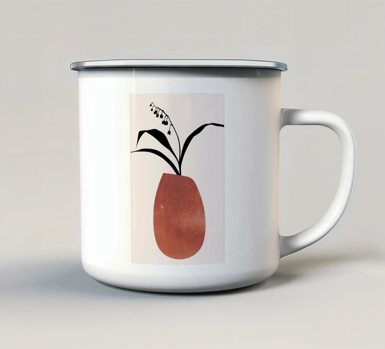 Radicati nel colore tazza in smalto da kurumacity