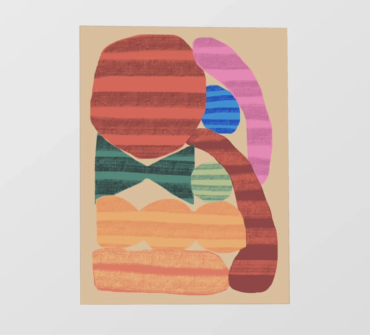 Forme giocose composizione 1 telo in pvc da Little Dean