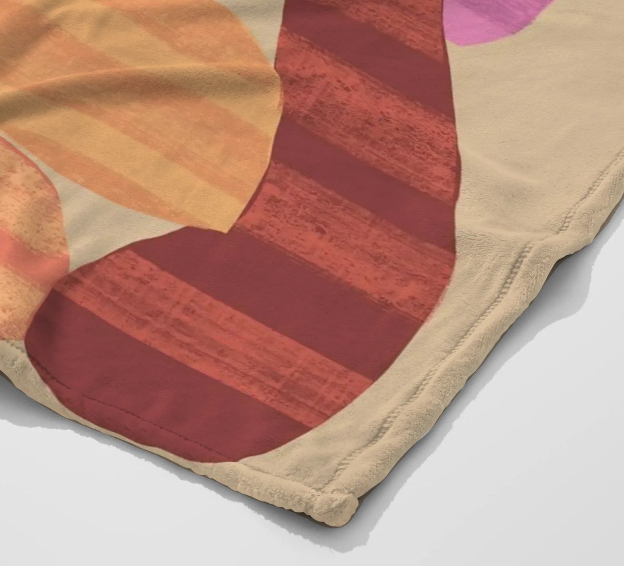 Forme giocose composizione 1 coperta in pile da Little Dean