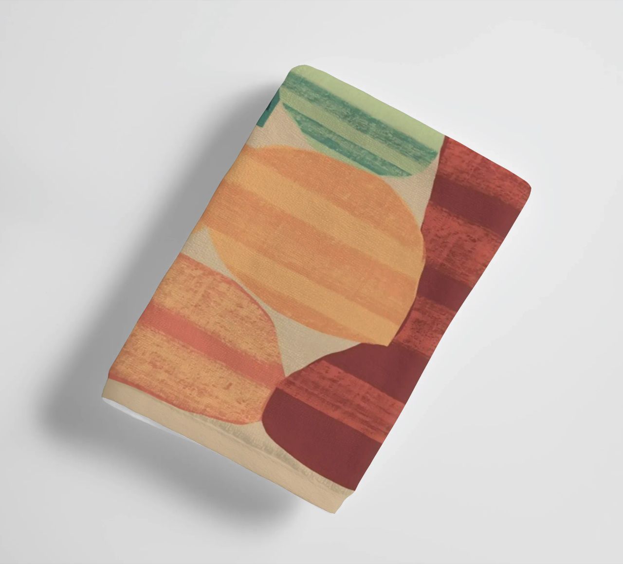 Playful shapes composition 1 towel by Little Dean