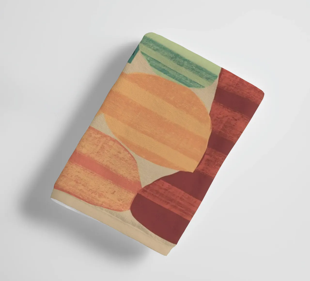 Speelse vormen compositie 1 badhanddoek van Little Dean