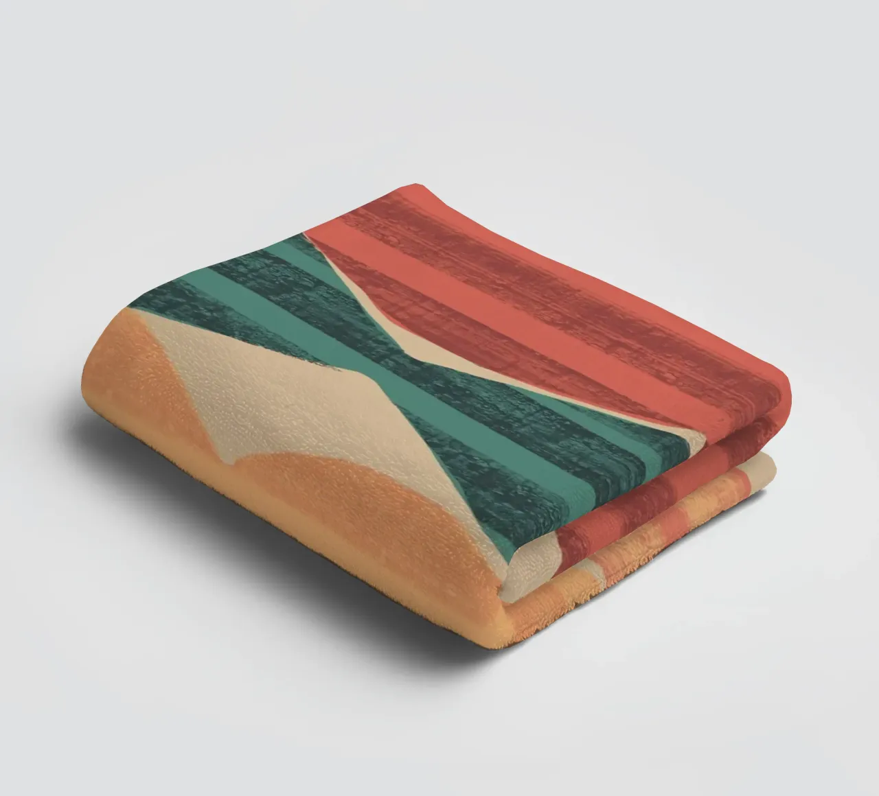 Speelse vormen compositie 1 badhanddoek van Little Dean