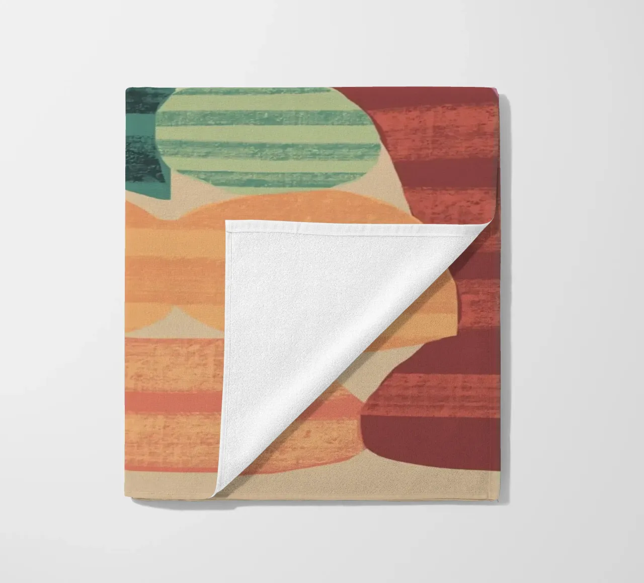 Forme giocose composizione 1 telo mare da Little Dean