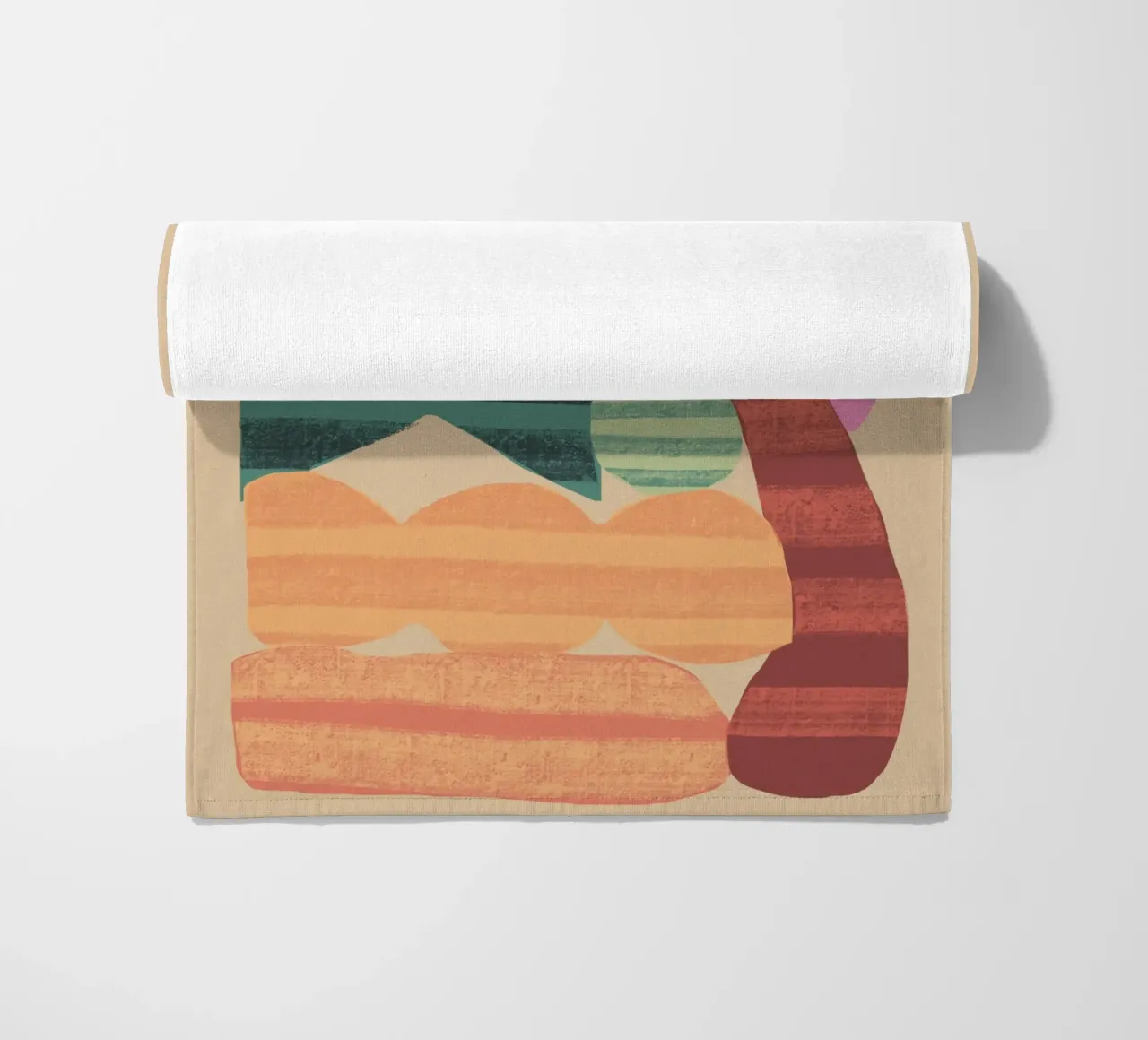 Forme giocose composizione 1 telo mare da Little Dean