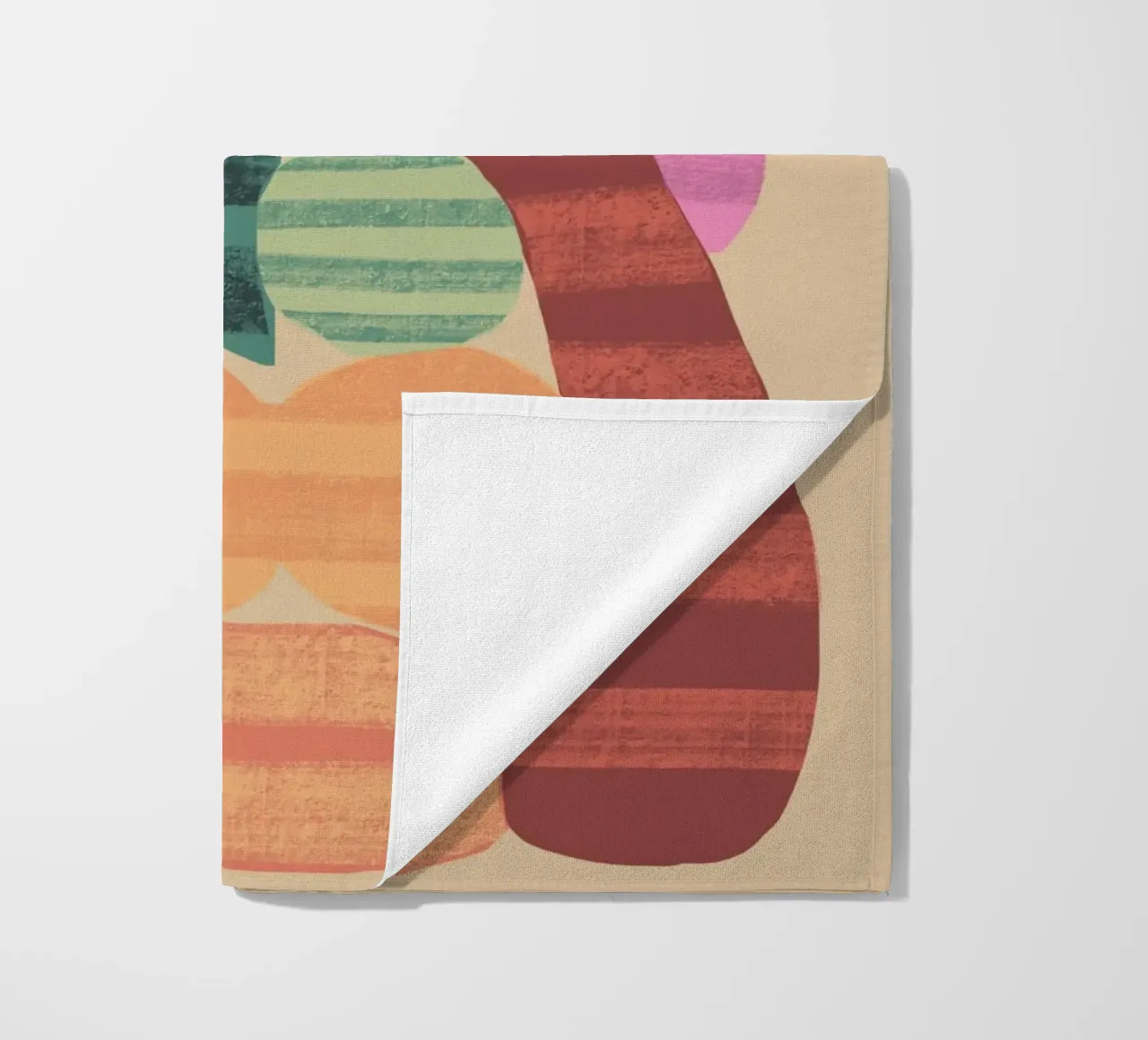 Forme giocose composizione 1 telo mare da Little Dean