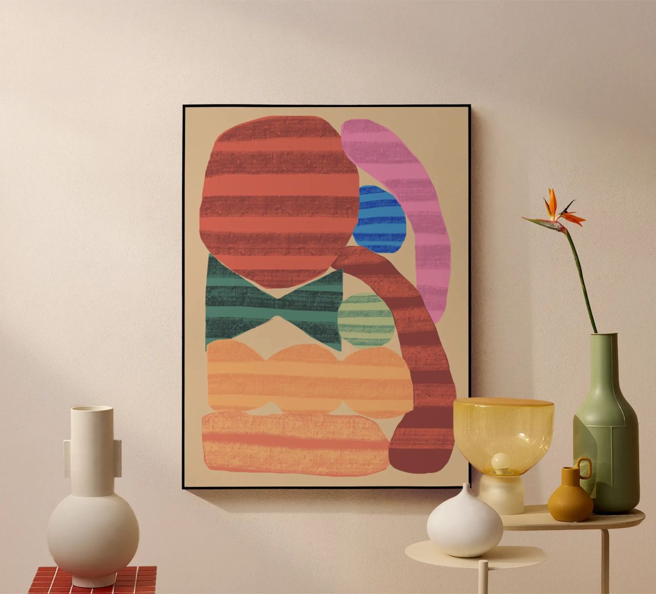Forme giocose composizione 1 plexiglass da Little Dean