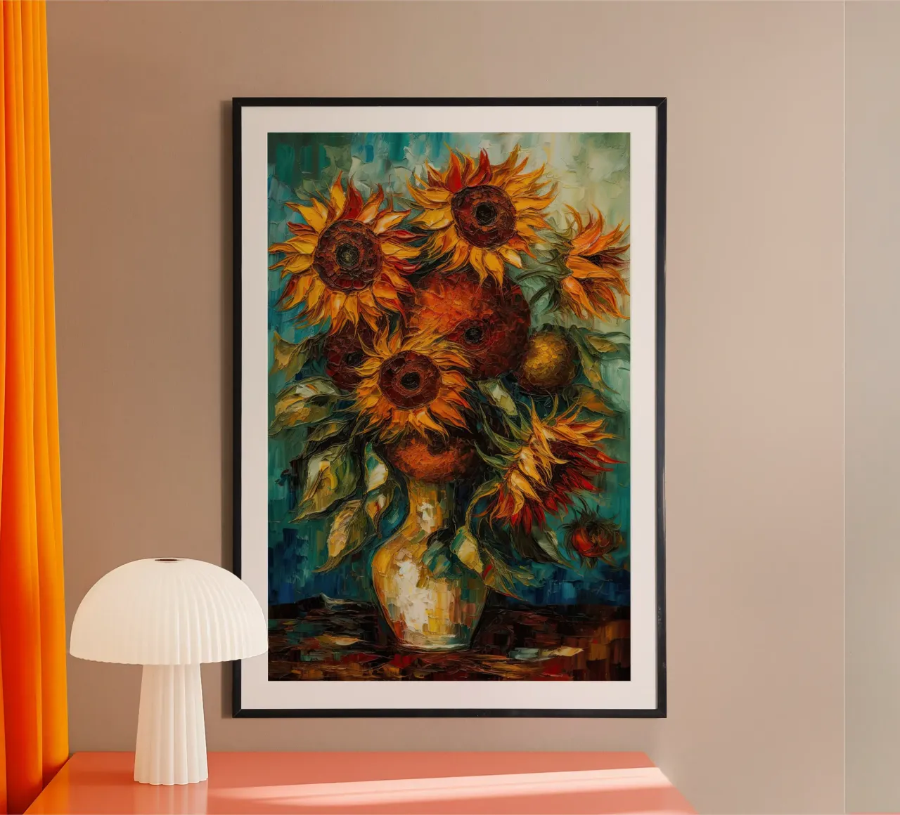 Arte da parete di Imagine poster con telaio in alluminio da Imagine