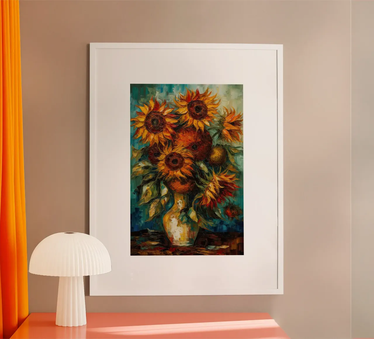 Arte da parete di Imagine poster con telaio in alluminio da Imagine