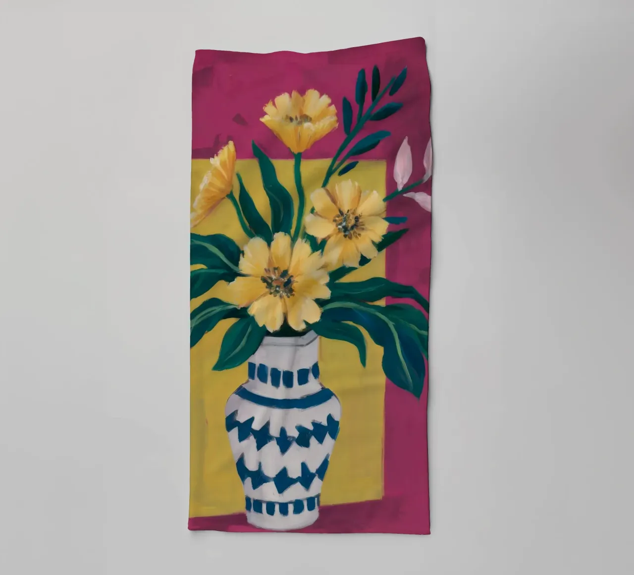 Azure Vase Vibrancy towel by Fable Tempa