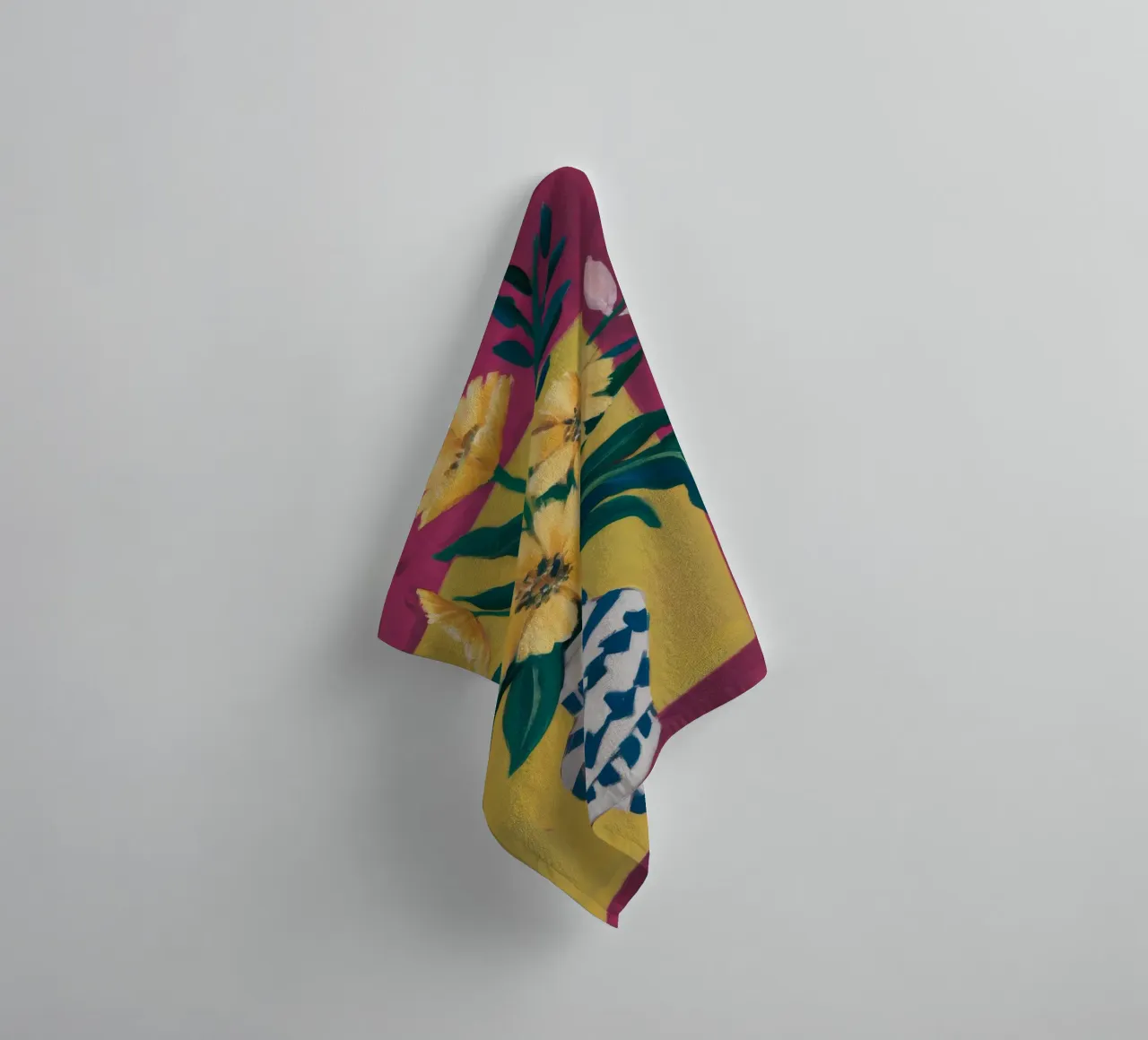 Azure Vase Vibrancy towel by Fable Tempa