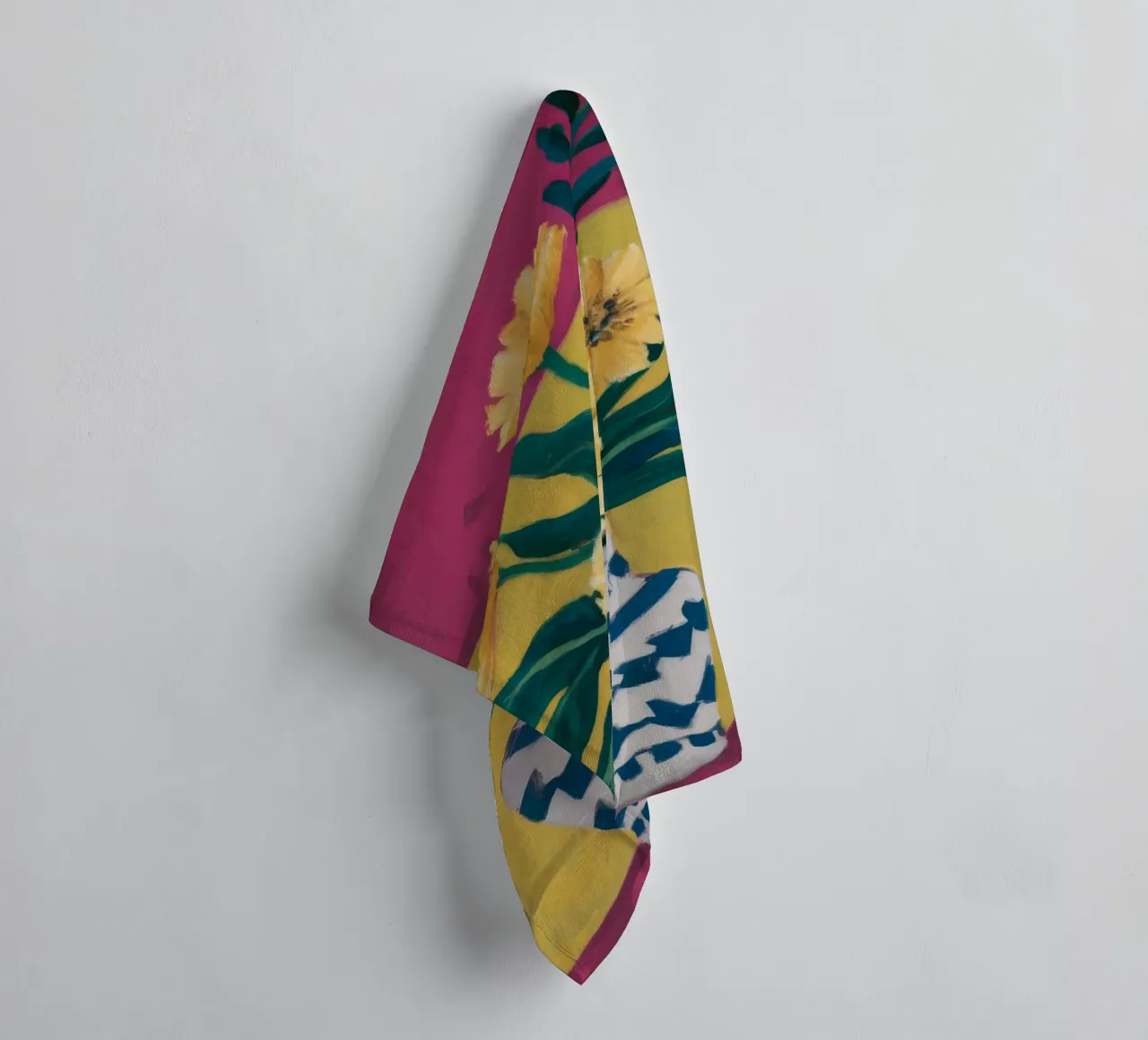 Azure Vase Vibrancy towel by Fable Tempa