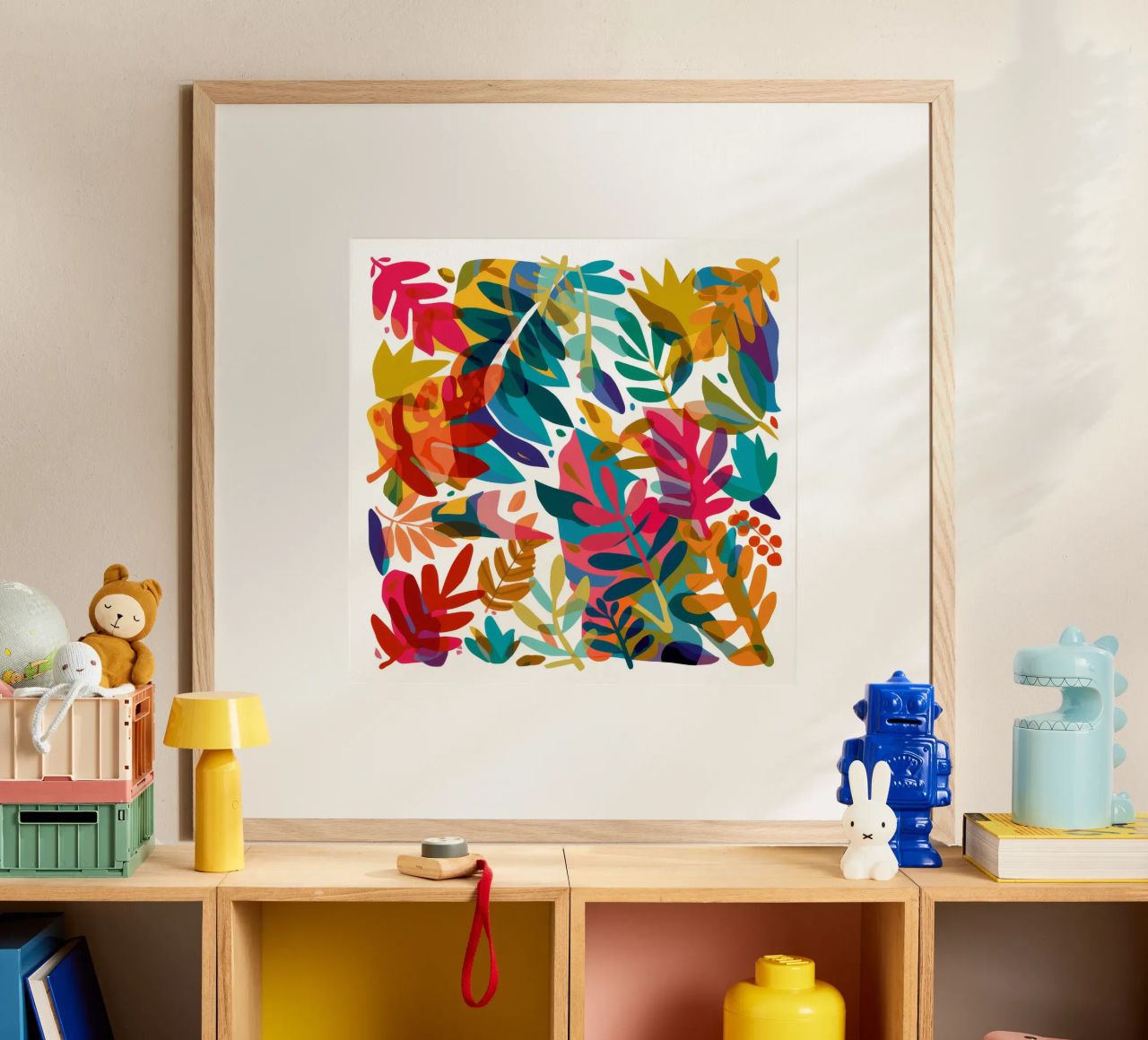 Chromatic Leaf Confetti poster by Dawn Light