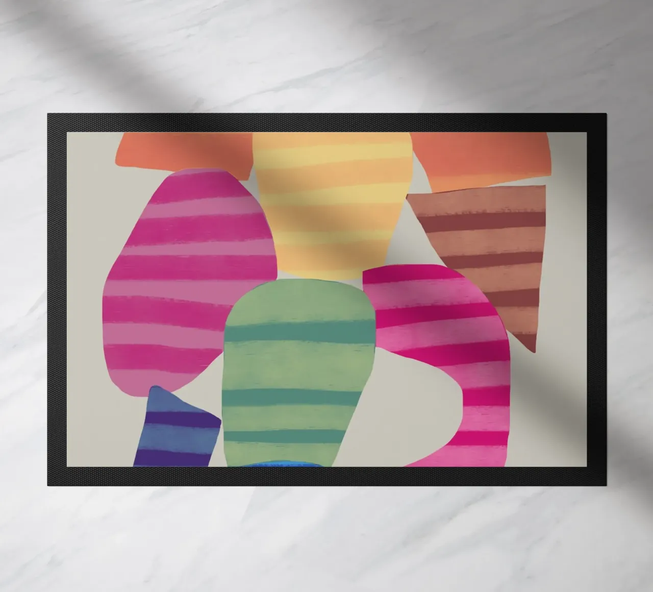 Composizione di forme giocose 2 zerbino da Little Dean