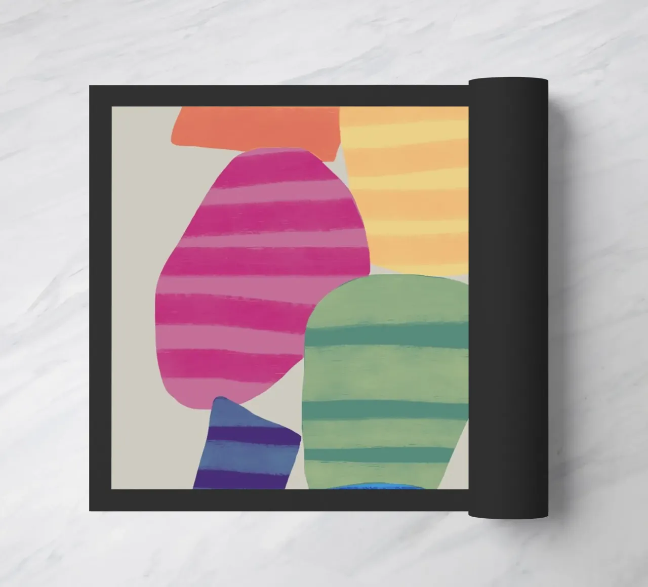 Composizione di forme giocose 2 zerbino da Little Dean