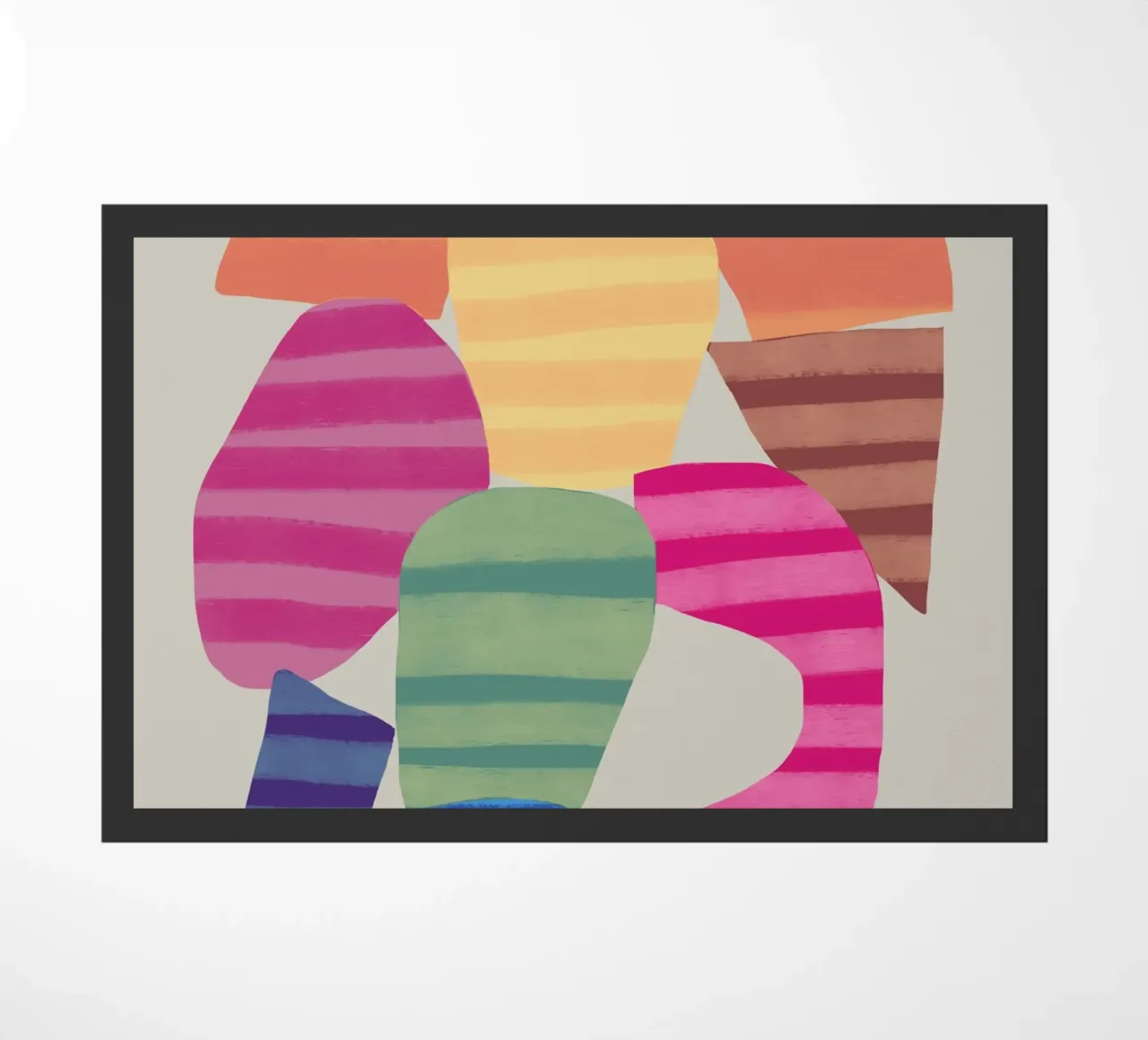 Composizione di forme giocose 2 zerbino da Little Dean