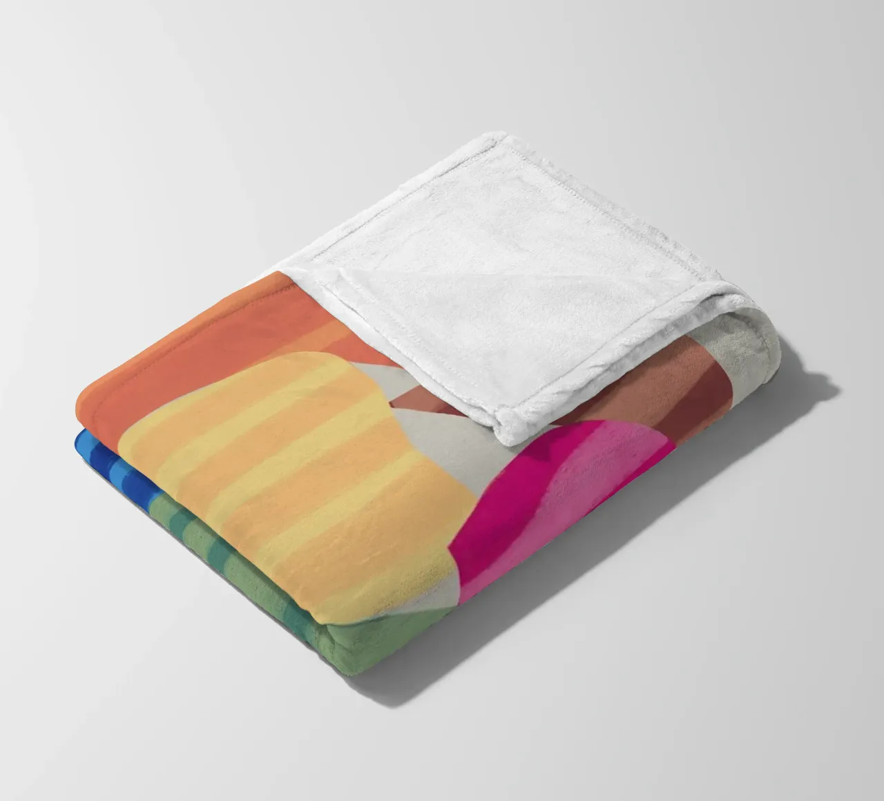 Composizione di forme giocose 2 coperta in pile da Little Dean