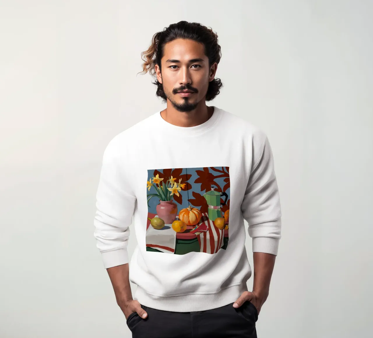Herbstliches Erntedankglühen Sweatshirt von Fable Tempa