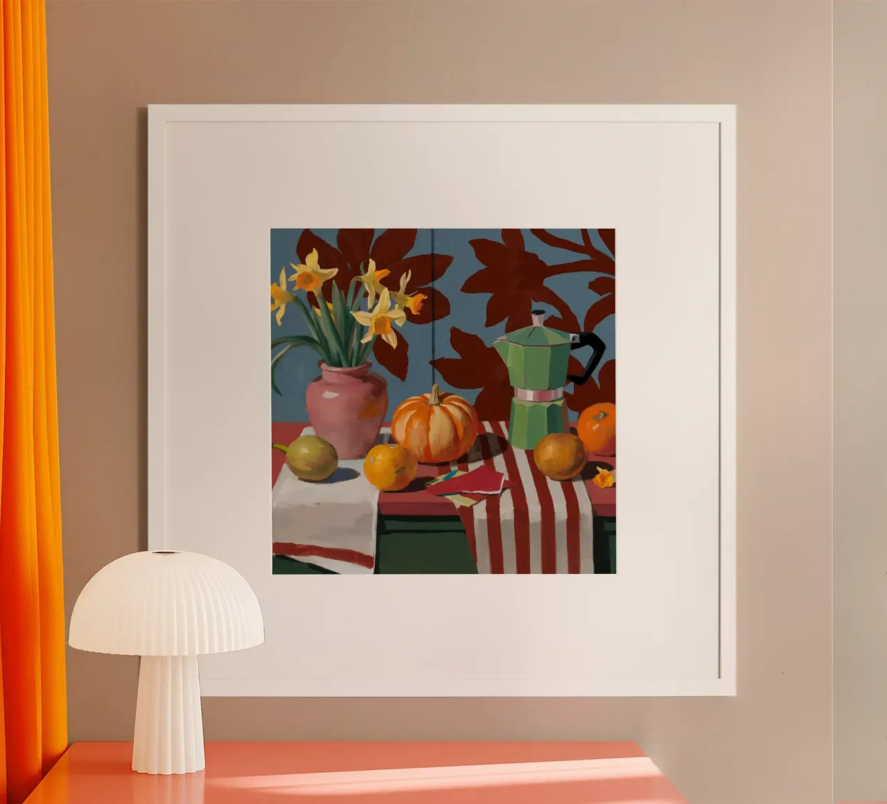 Herbstliches Erntedankglühen Poster von Fable Tempa