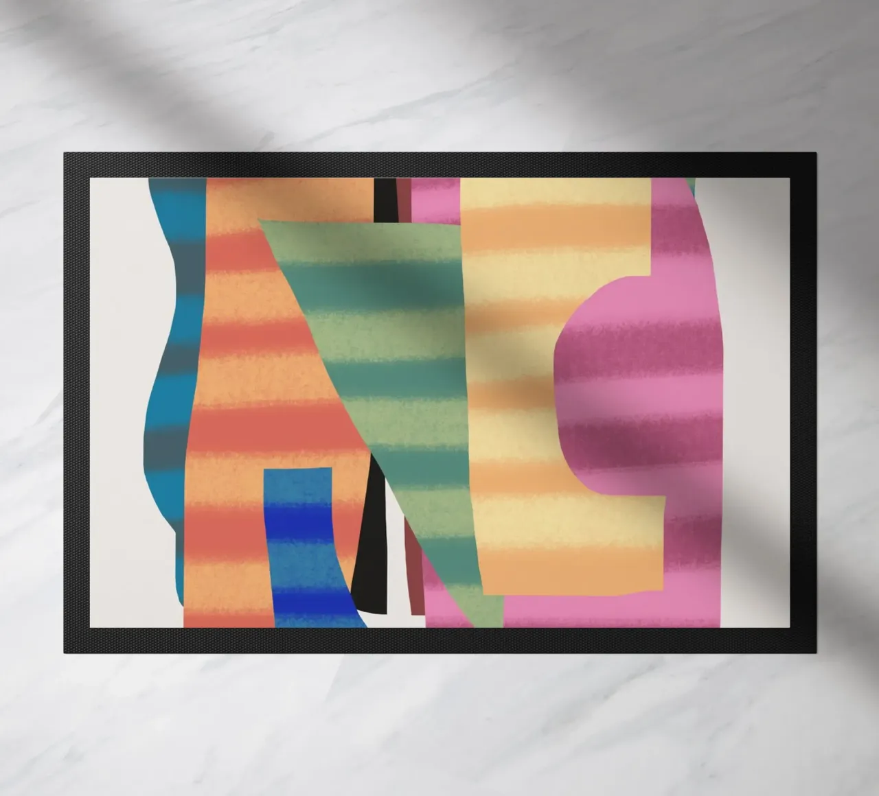 Composizione di forme giocose 3 zerbino da Little Dean