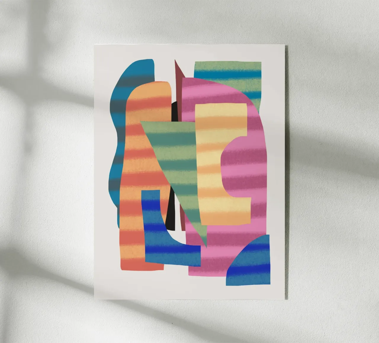 Composizione di forme giocose 3 plexiglass da Little Dean