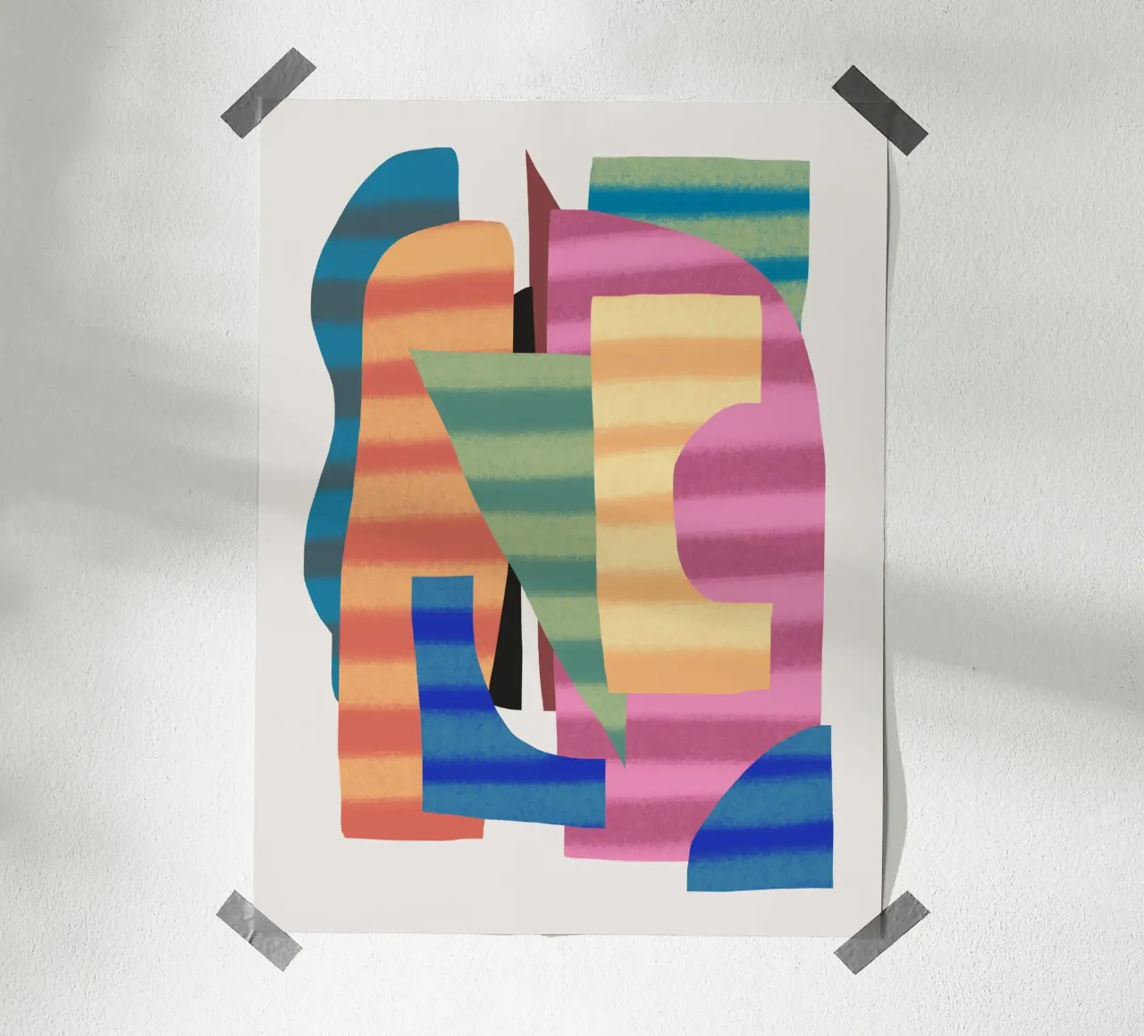 Composizione di forme giocose 3 poster da Little Dean