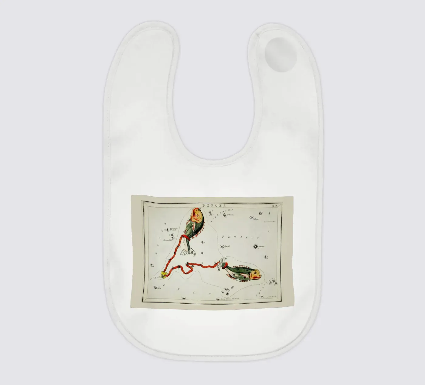 Pisces Babylätzchen von Vintage by JUNIQE