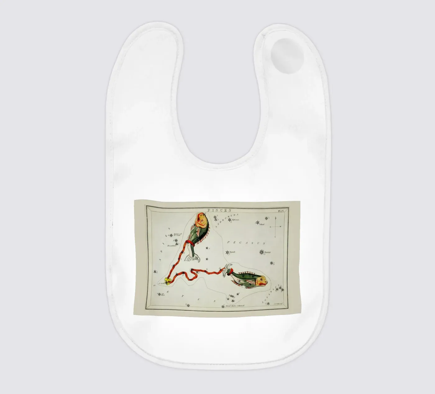 Pisces Babylätzchen von Vintage by JUNIQE