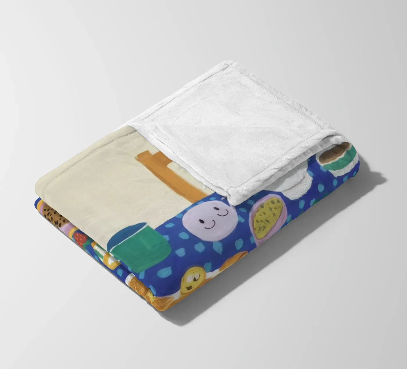 Bountiful Blue Table Fleecedecke von Dawn Light