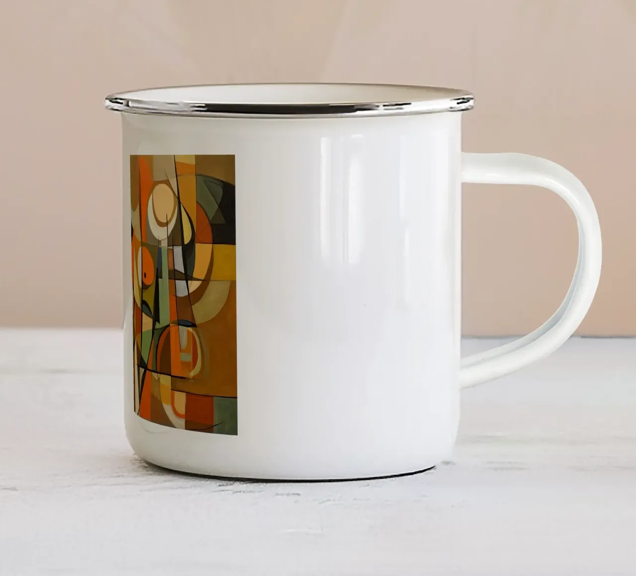 Arte da parete di Imagine tazza in smalto da Imagine
