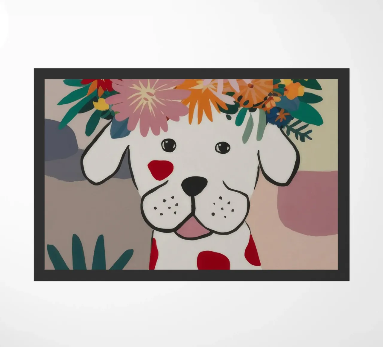 Sogno ad occhi aperti floreale canino zerbino da Fable Tempa